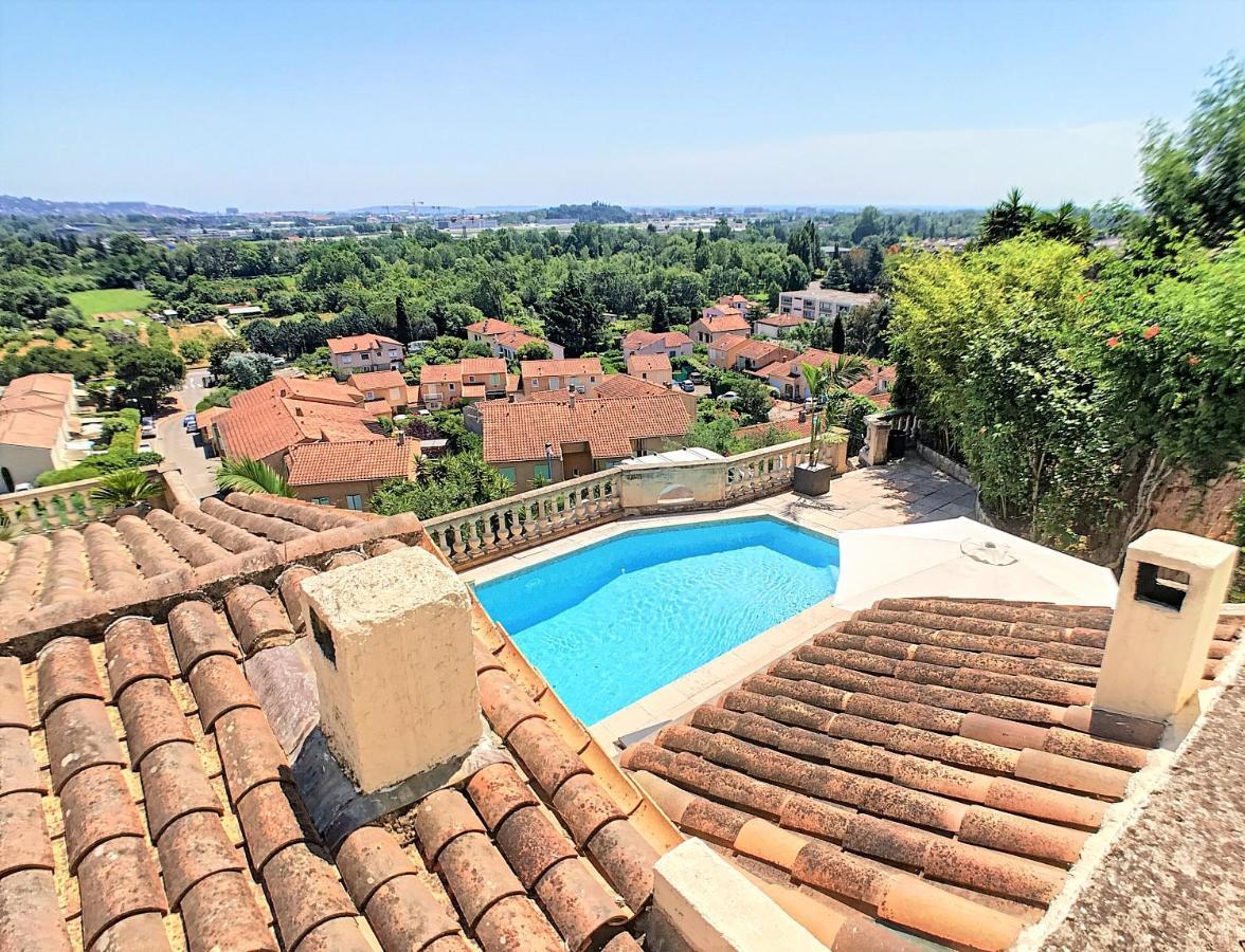 3 Bedrooms Villa Near Cannes - Pool & Jacuzzi - Sea View Mandelieu La Napoule Luaran gambar