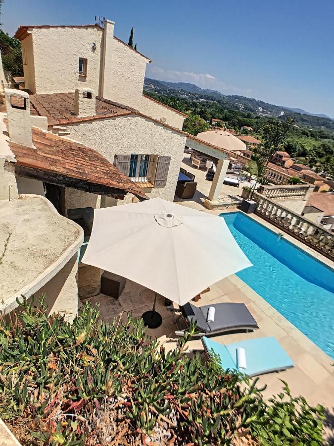 3 Bedrooms Villa Near Cannes - Pool & Jacuzzi - Sea View Mandelieu La Napoule Luaran gambar